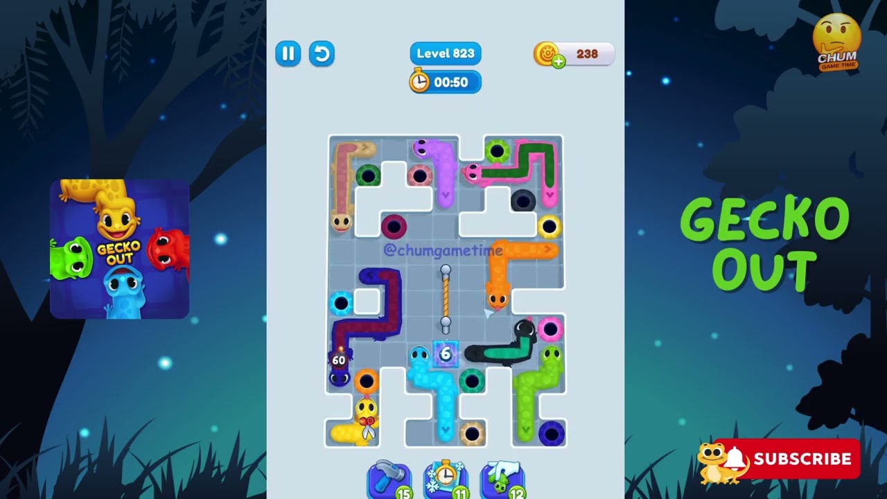 Gecko Out Level 821: Gecko Out Level 821,822,823,824,825,826,827