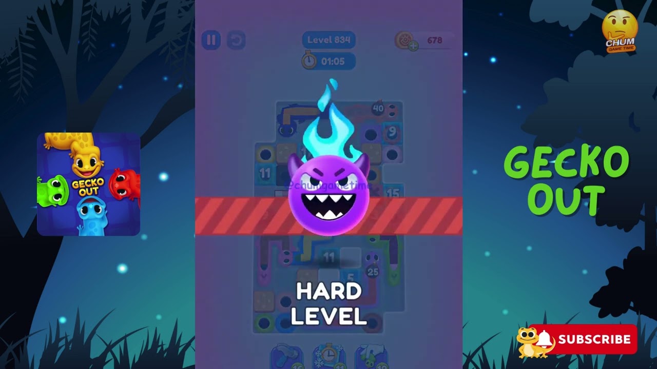 Gecko Out Level 833: Gecko Out Level 833,834,835,836,837