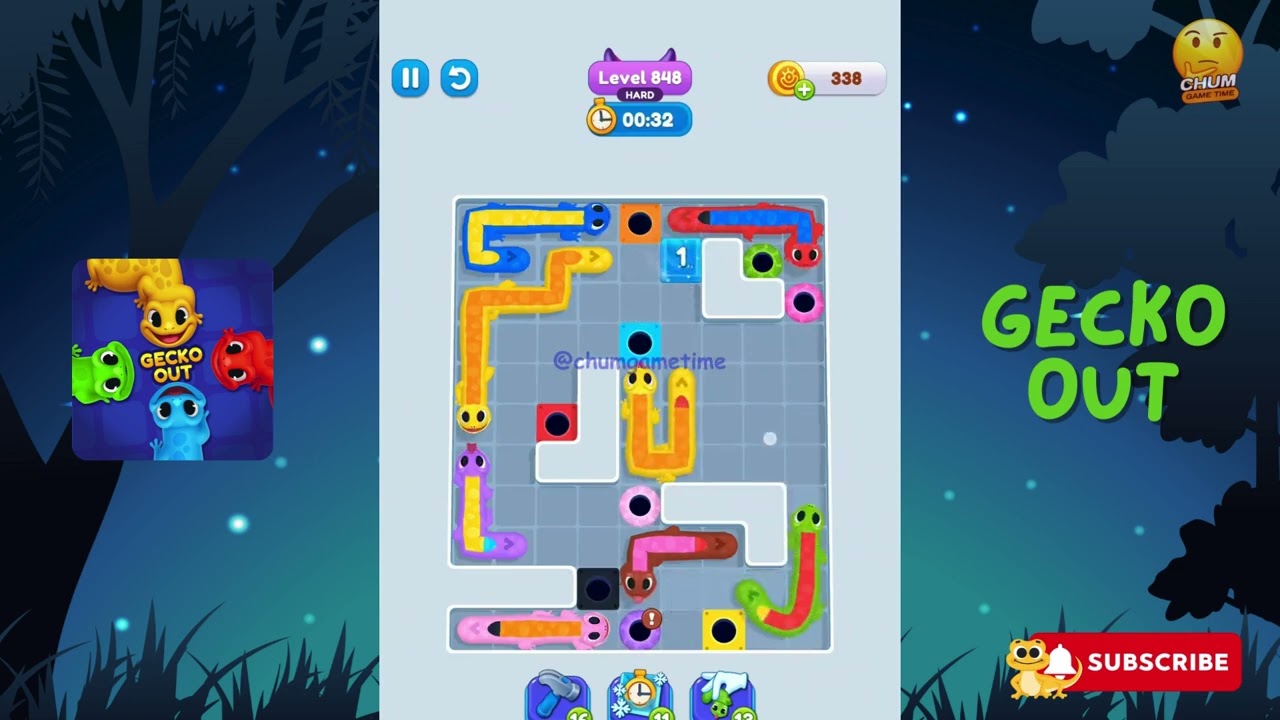 Gecko Out Level 847: Gecko Out Level 847,848,849,850