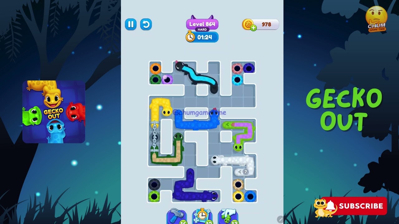 Gecko Out Level 862: Gecko Out Level 862,863,864,865,866,867