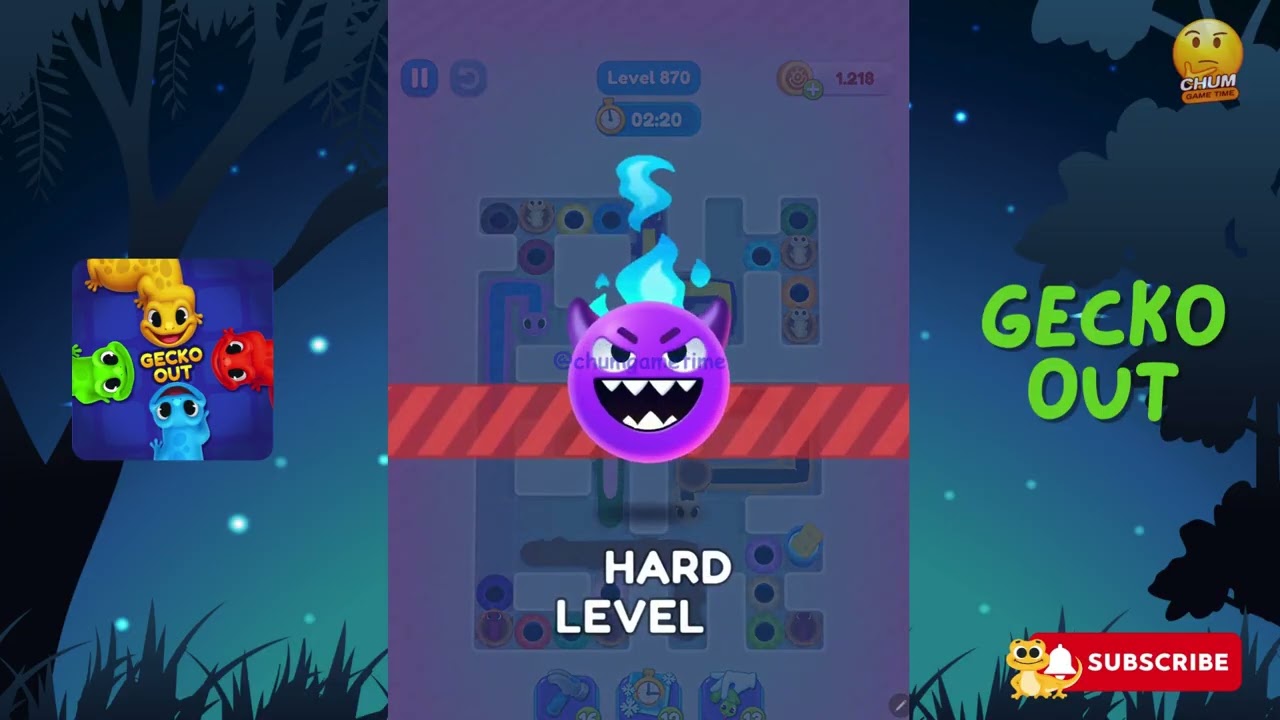 Gecko Out Level 868: Gecko Out Level 868,869,870,871,872