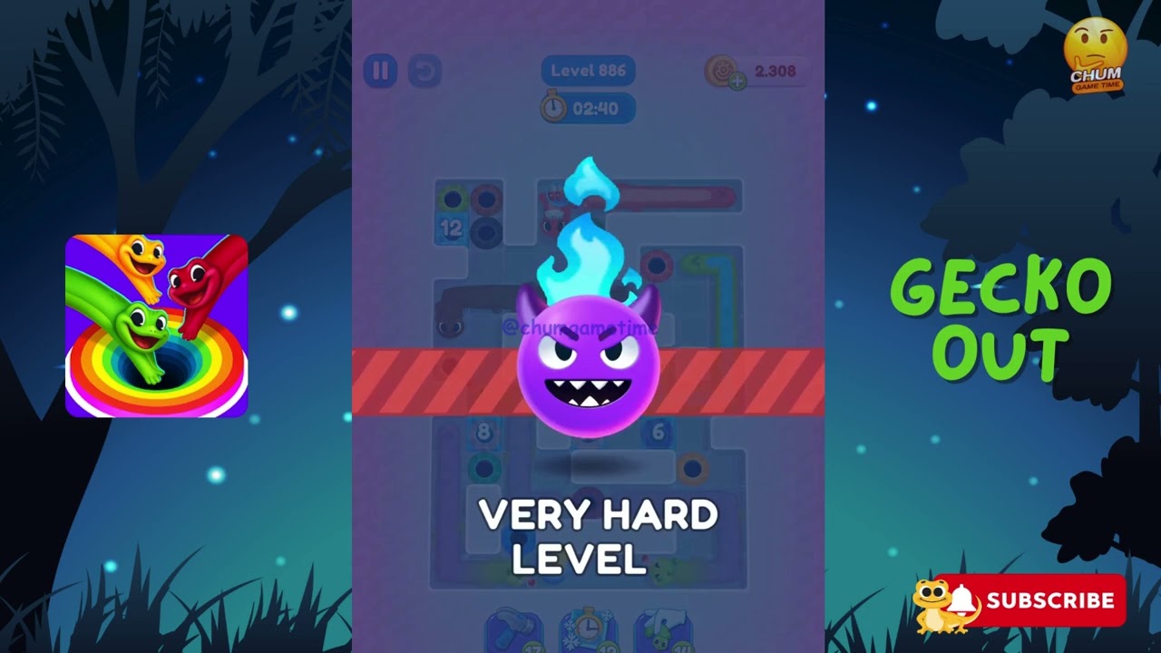 Gecko Out Level 883: Gecko Out Level 883,884,885,886,887