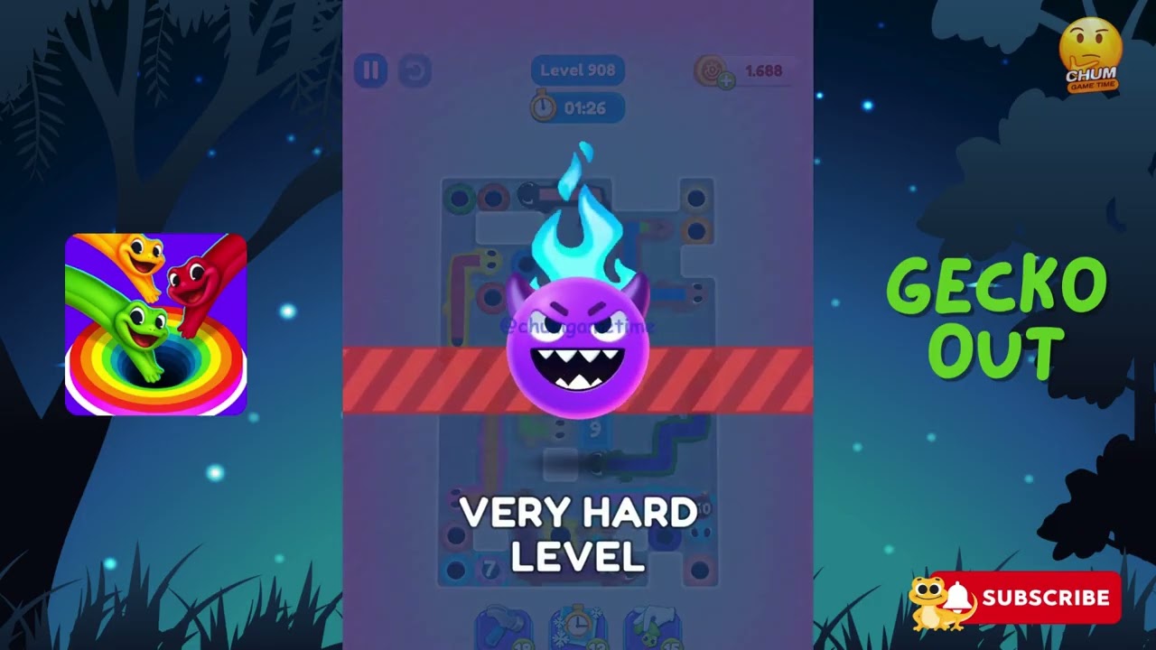 Gecko Out Level 907: Gecko Out Level 907,908,909,910