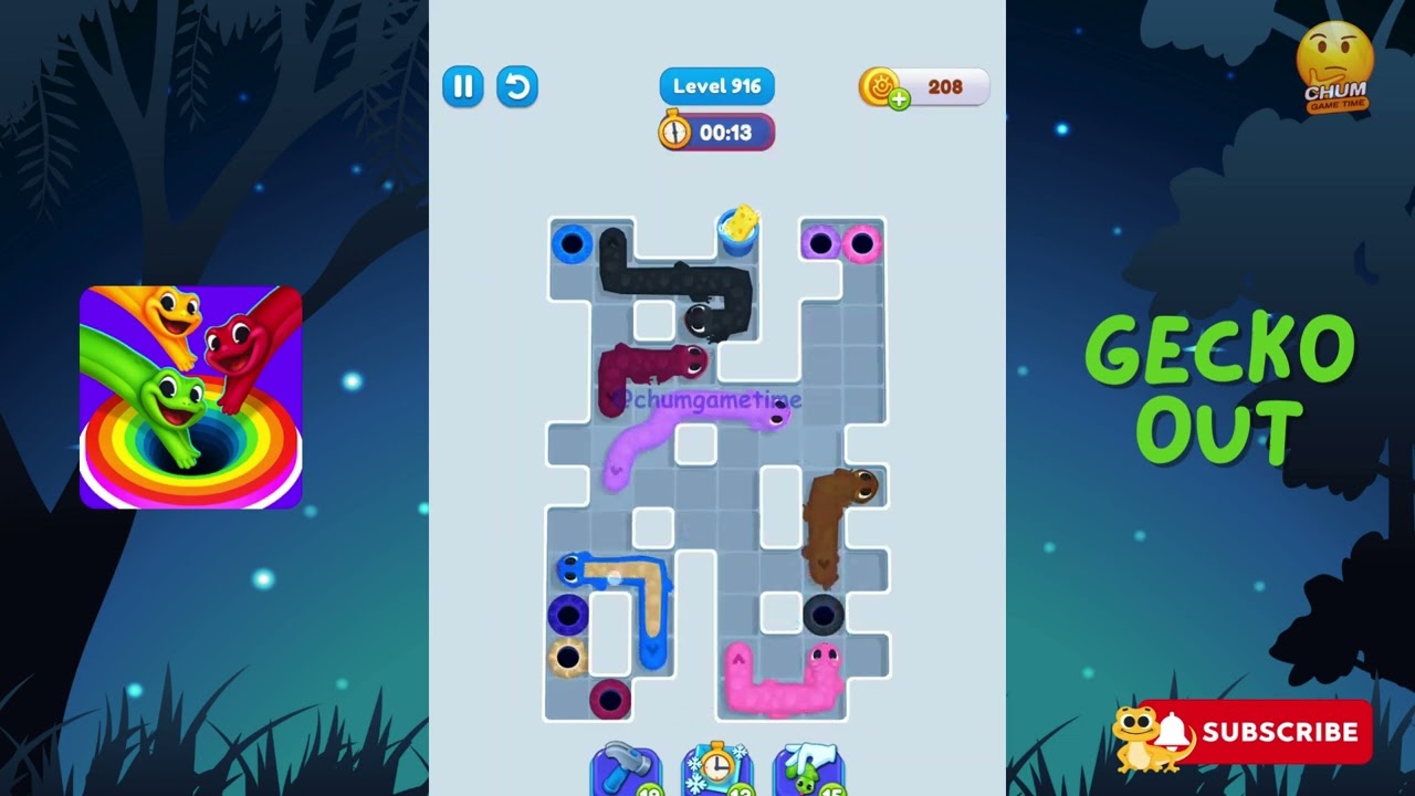 Gecko Out Level 915: Gecko Out Level 915,916,917,918