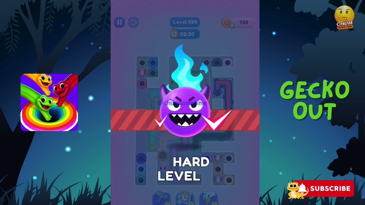 Gecko Out Level 930: Gecko Out Level 930,931,932,933,934,935,936